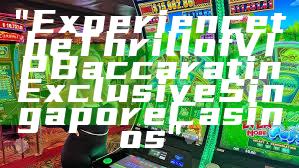 "Experience the Thrill of VIP Baccarat in Exclusive Singapore Casinos"